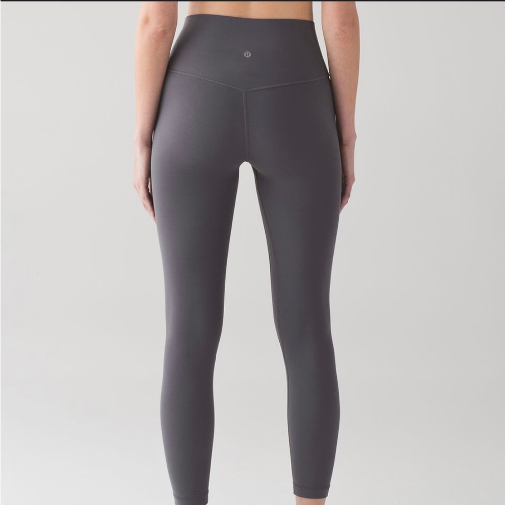 grey align lululemon leggings with tag